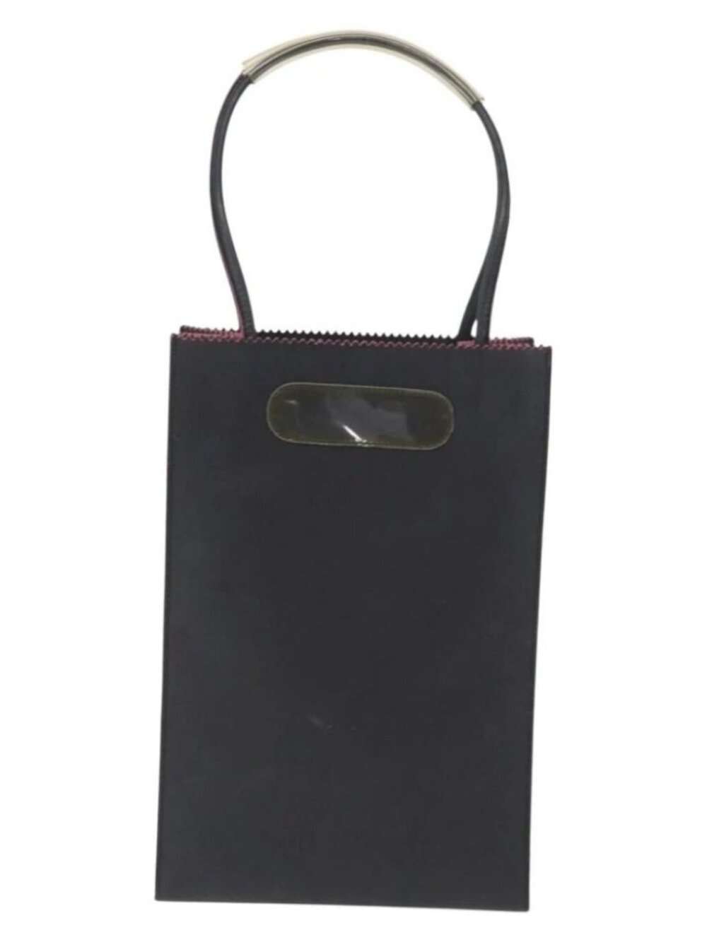 CHANEL Hand Bag Leather Black CC